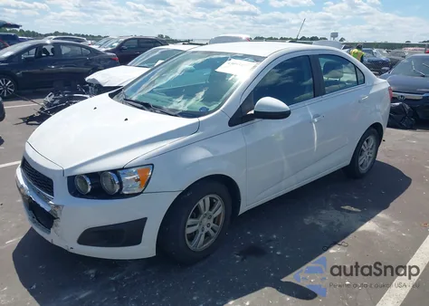 2016 Chevrolet Sonic Lt Auto из США, поврежденный, VIN 1G1JC5SH8G4103366